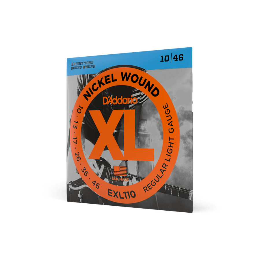 D'Addario EXL110 - angled view of package