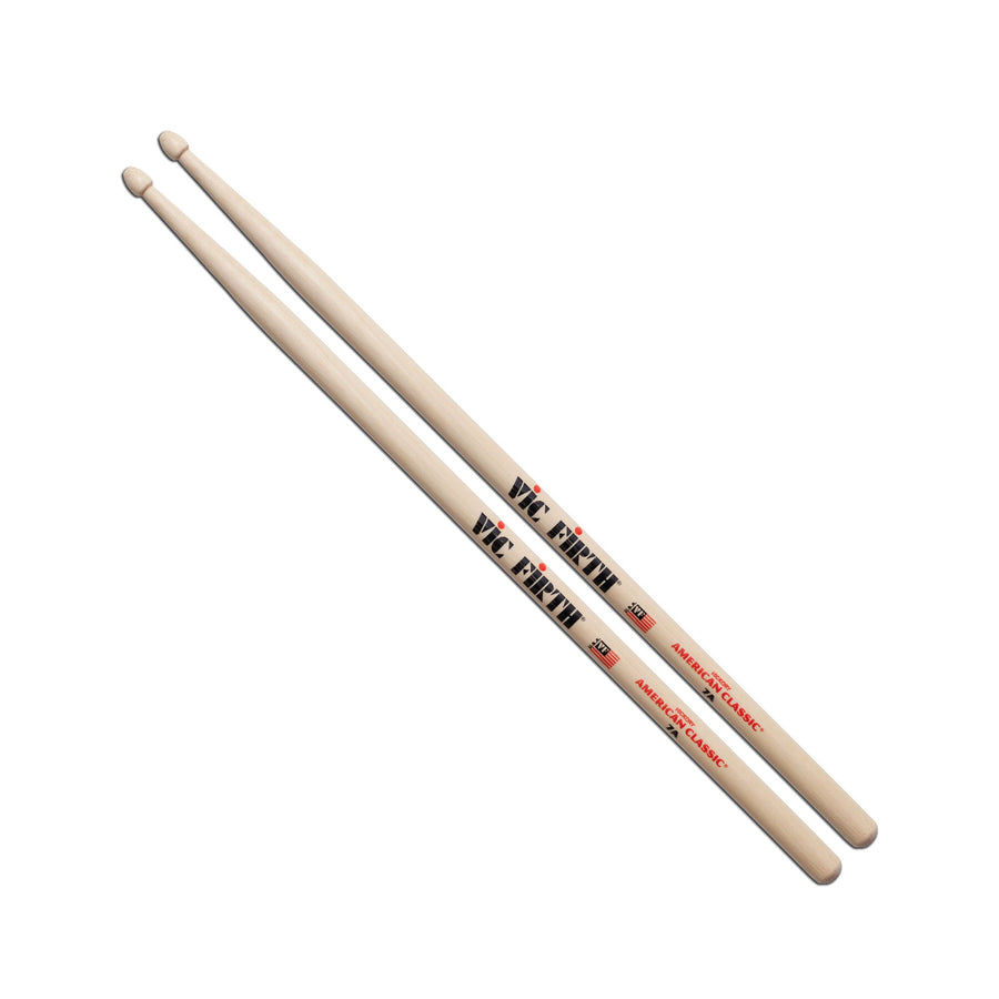 Vic Firth American Classic 7A - pair of sticks, angled view